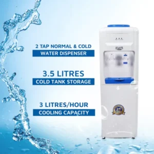 ATLANTIS BLUE Normal & Cold Floor Standing Water Dispenser (NO HOT) Hover Image