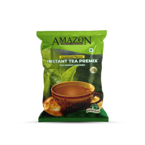 AMAZON Premium 3-in-1 Instant Cardamom Tea Premix Powder for Vending Machines| No Milk, Sugar Required