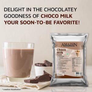 AMAZON Choco Milk Premix – 500g Pack | Tasty Chocolate Beverage for Vending Machines