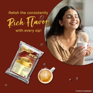 AMAZON Rich 3-in-1 Coffee Premix – 1kg Pack | Full-Flavour Instant Coffee for Vending Machines Hover Image