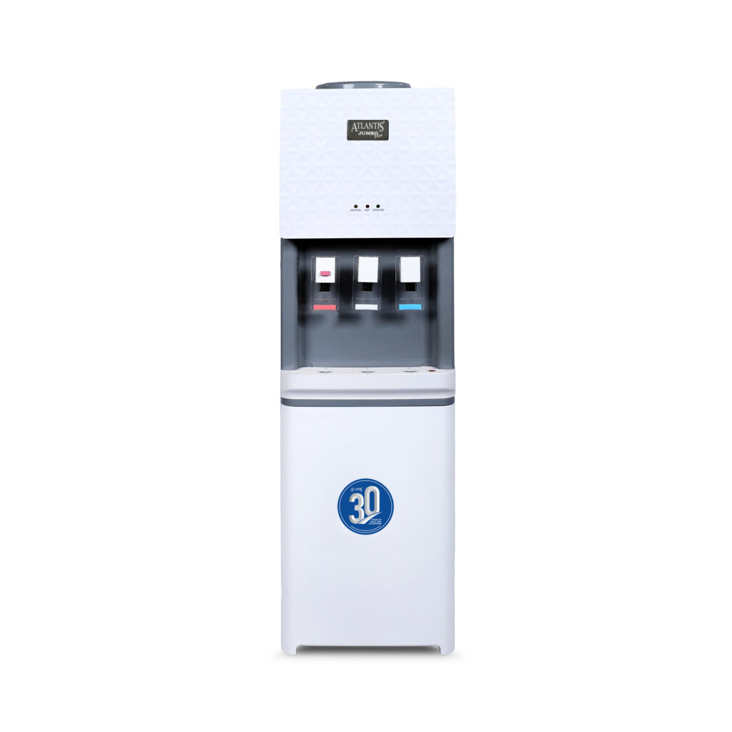 ATLANTIS JUMBO PLUS Hot Normal & Cold Water Dispenser | Floor Standing | 10Litres/Hour High Cooling Capacity