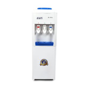 ATLANTIS SKY | Smart Glass Push-Pull Taps | Floor Standing Water Dispenser with Hot, Normal & Cold Water | 3L/hour Cooling Capacity