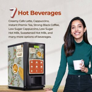 ATLANTIS SELECT Tea & Coffee Vending Machine With 8 Options Drink/OPTIONAL (Hot Water) Hover Image