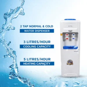ATLANTIS BLUE Hot And Cold Floor Standing Water Dispenser Hover Image