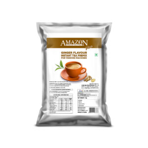 AMAZON Plus 3-in-1 Instant Ginger  Tea Premix Powder for Vending Machines | No Milk, Sugar Required