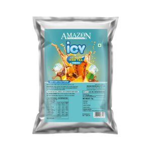 AMAZON Icy Lemon Flavoured Iced Tea Premix | Just Add Cold Water | Uses In Cold Beverage Vending Machine