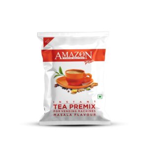 AMAZON Plus 3-in-1 Instant Tea Masala Premix Powder 1KG for Vending Machine | No Milk, Sugar Required
