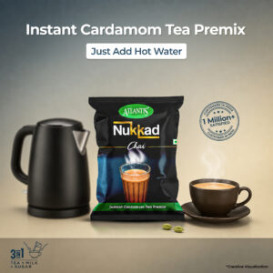ATLANTIS Nukkad 3-in-1 Tea Premix Powder for Vending Machines| 1KG Pack | No Milk, Sugar Required