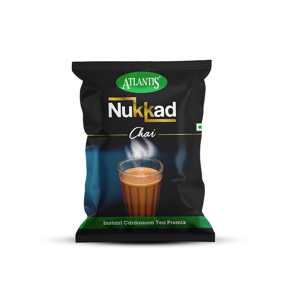 ATLANTIS Nukkad 3-in-1 Tea Premix Powder for Vending Machines| 1KG Pack | No Milk, Sugar Required