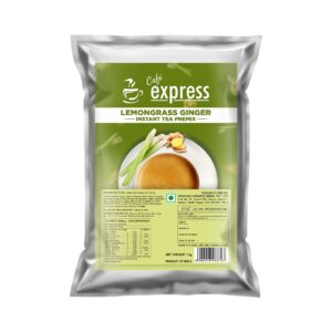 Cafe Express Lemongrass Ginger Tea Premix – 3-in-1 Blend for Vending Machines | No Milk or Sugar Needed