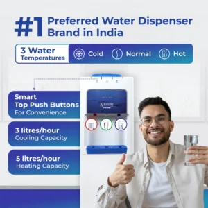 ATLANTIS PRIME Normal, Hot and Cold Water Dispenser Floor Standing- 3 Tap Hover Image