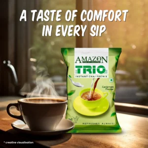 AMAZON Trio 3 in 1 Instant Cardamom Chai Premix Powder for Vending Machines Hover Image