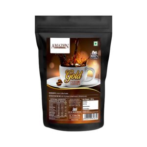 AMAZON Gold Pure Coffee Powder | 100% Coffee | 250g for Vending Machine