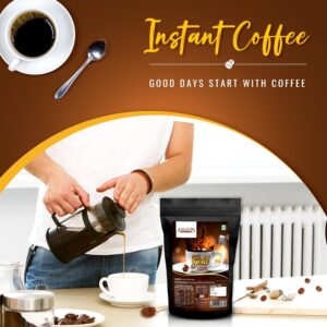 AMAZON Gold Pure Coffee Powder | 100% Coffee | 250g for Vending Machine