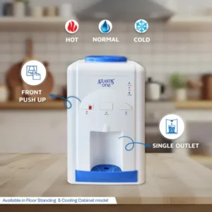 ATLANTIS ONE Table Top Water Dispenser | Hot-Cold & Normal Water Dispenser Hover Image