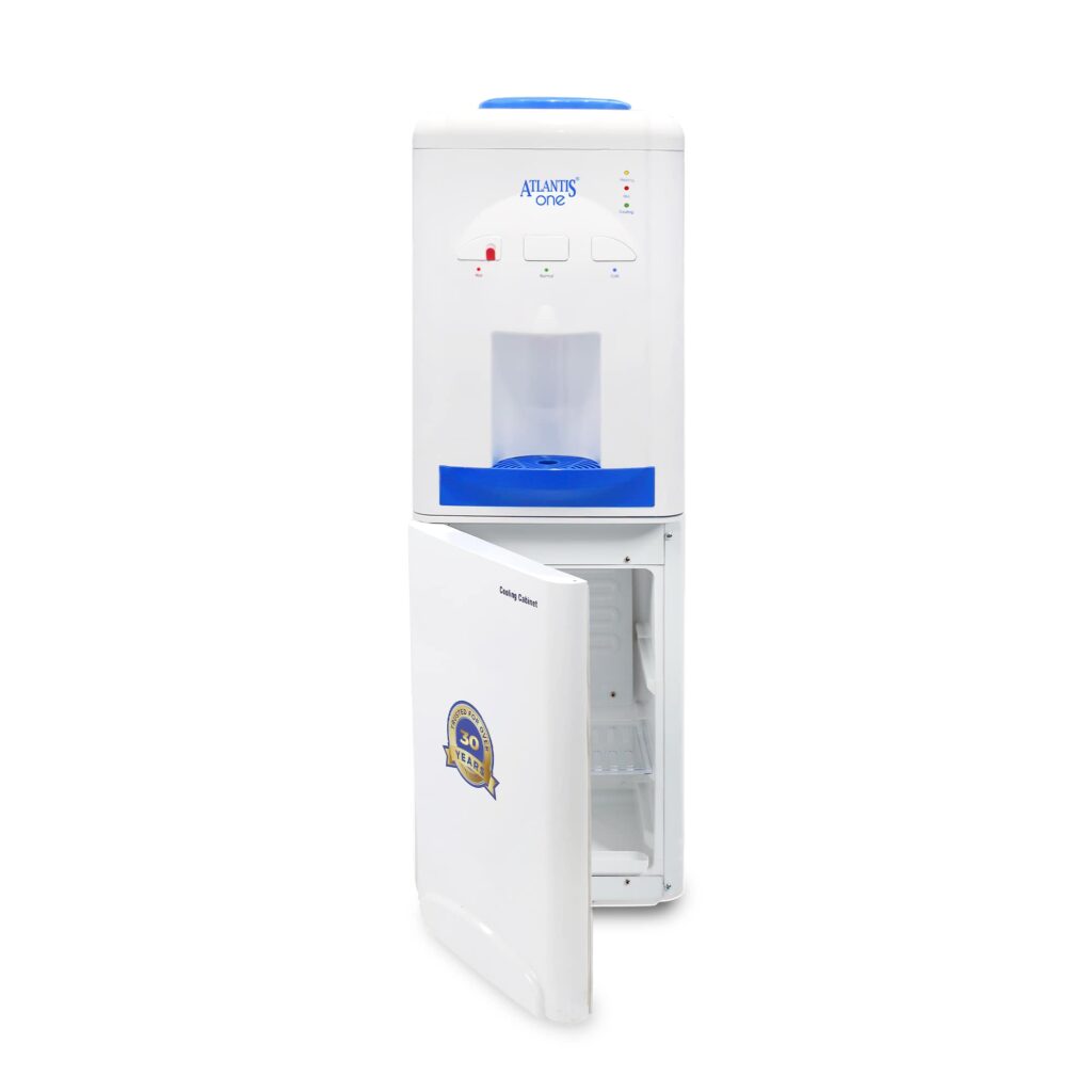 ATLANTIS ONE | 18L Cooling Cabinet | Single Outlet Design | Smart Push Buttons | Hot, Normal & Cold Water | 2.5L/Hour Cooling Capacity | Space-Saving