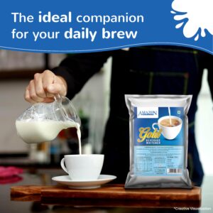 AMAZON Gold Beverage Whitener | 500gms Pack for Powdered Milk Vending Machine Hover Image