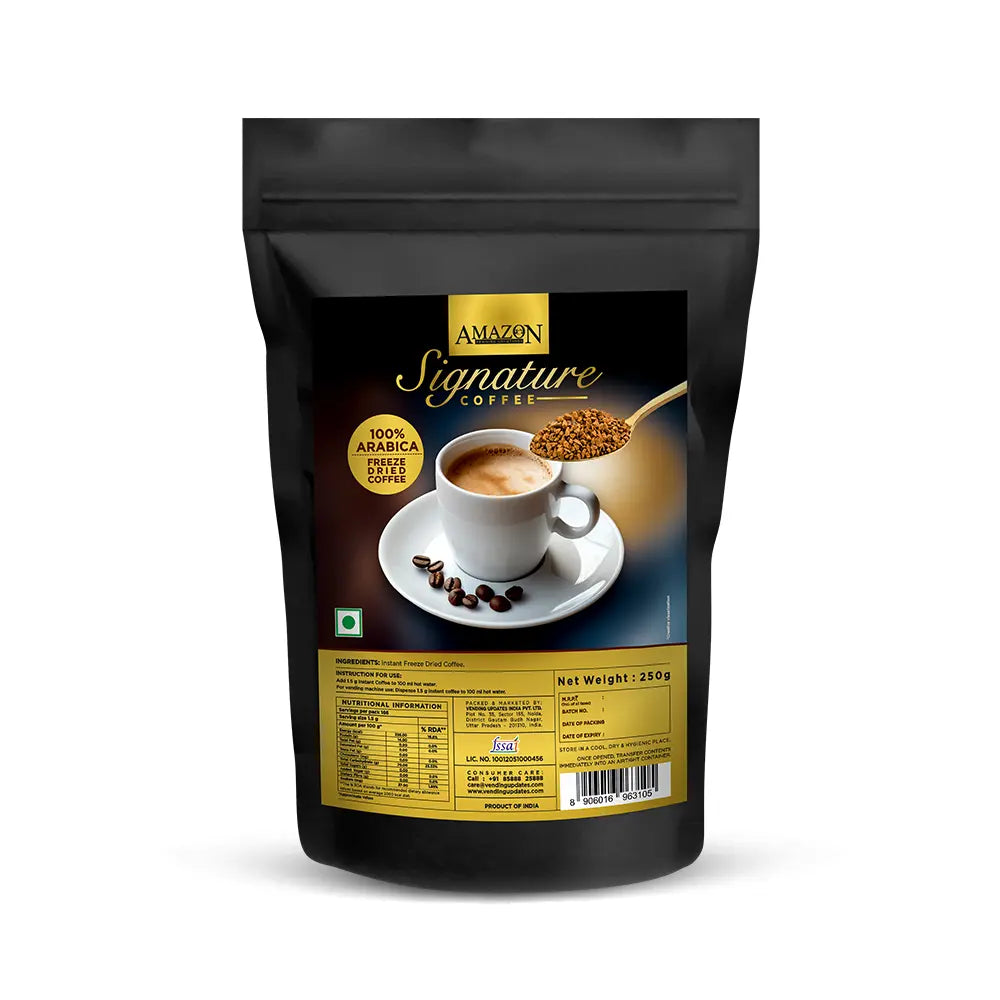 AMAZON Signature Coffee | 100% Arabica | Freeze Dried Coffee | 250g Pack